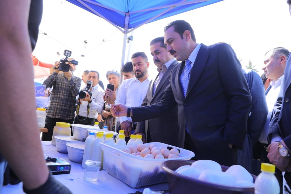 صور: أربيل تريد رفع كمية وجودة اللبن والعسل.. والمحافظ يشارك في مهرجان السهل