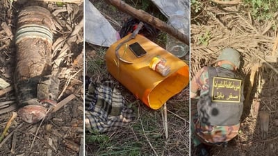 ضبط عبوة ناسفة معدة للتفجير داخل مضافة في قضاء المسيب شمال بابل