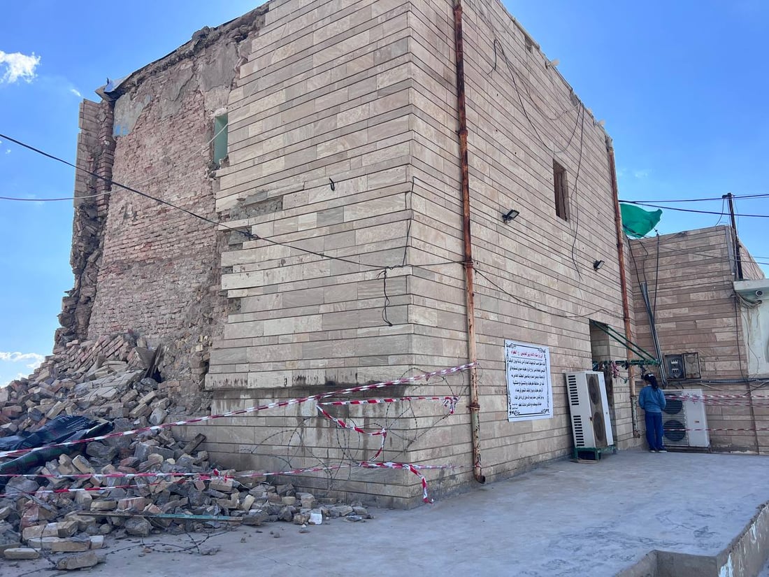 انهيار جزء من مقام الإمام زين العابدين.. داقوق تغلق الأبواب أمام الزوار مؤقتاً