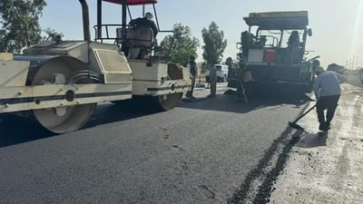 ئەو شەقامە نۆژەن دەکرێتەوە کە سلێمانى بە کەرکوکەوە دەبەستێتەوە