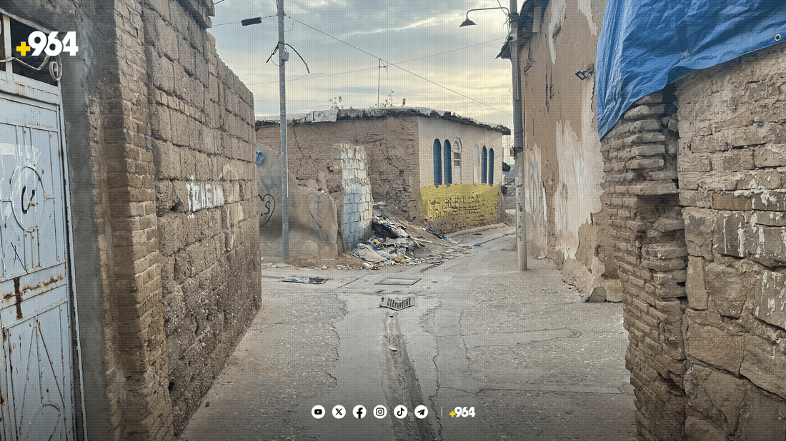 خانووە کەلەپوورییەکانی گەڕەکی شێخان خۆڵ دایپۆشیون