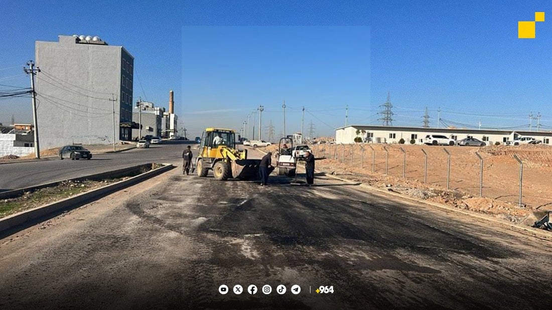 چاڵە قوڵەکانی شەقامێکی 30 مەتری هەولێر پڕکرانەوە