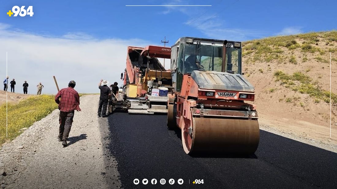 رێگاى گونده‌كانى خاڵخاڵان قیڕتاو ده‌كرێن