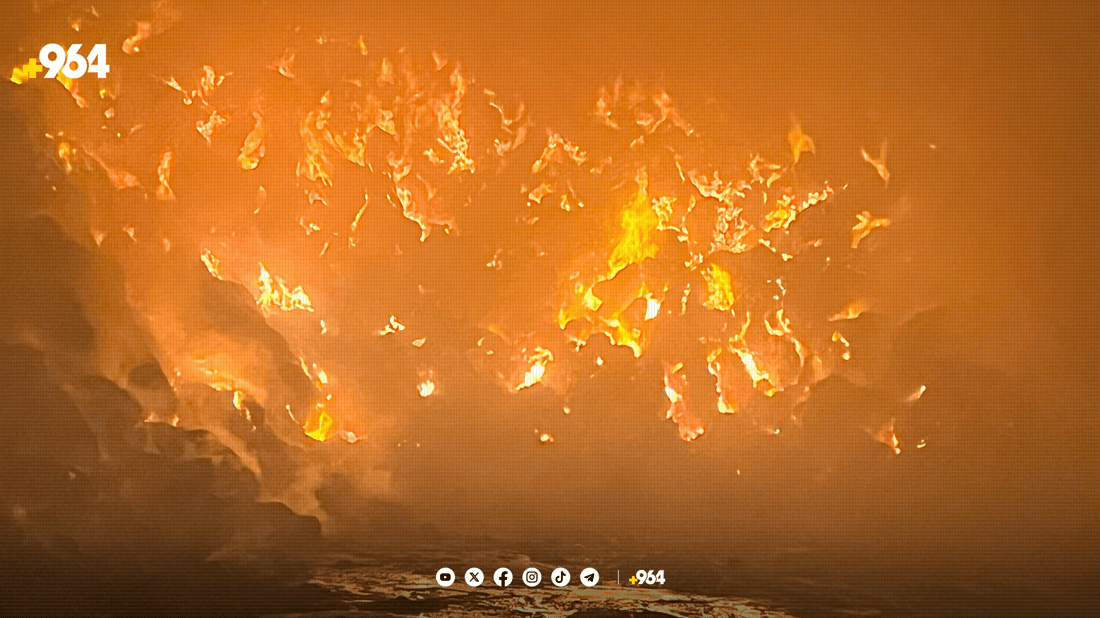 له‌ 20 كاتژمێردا پێنج ئاگر له‌ هه‌ولێر كه‌وته‌وه‌