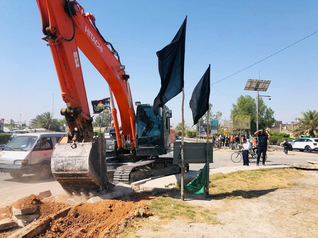 مسار جديد للسيارات.. صور من انطلاق أكبر حملة تأهيل لطرق بابل