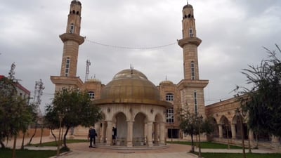 مزگەوتی خانەقای کەرکوک دوای چەندین ساڵ لەداخستی دەست کرا بە بانگدان تیایدا