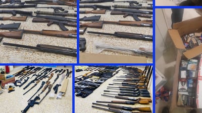 غلق محلين لبيع الأسلحة في المنصور واعتقال أصحابها