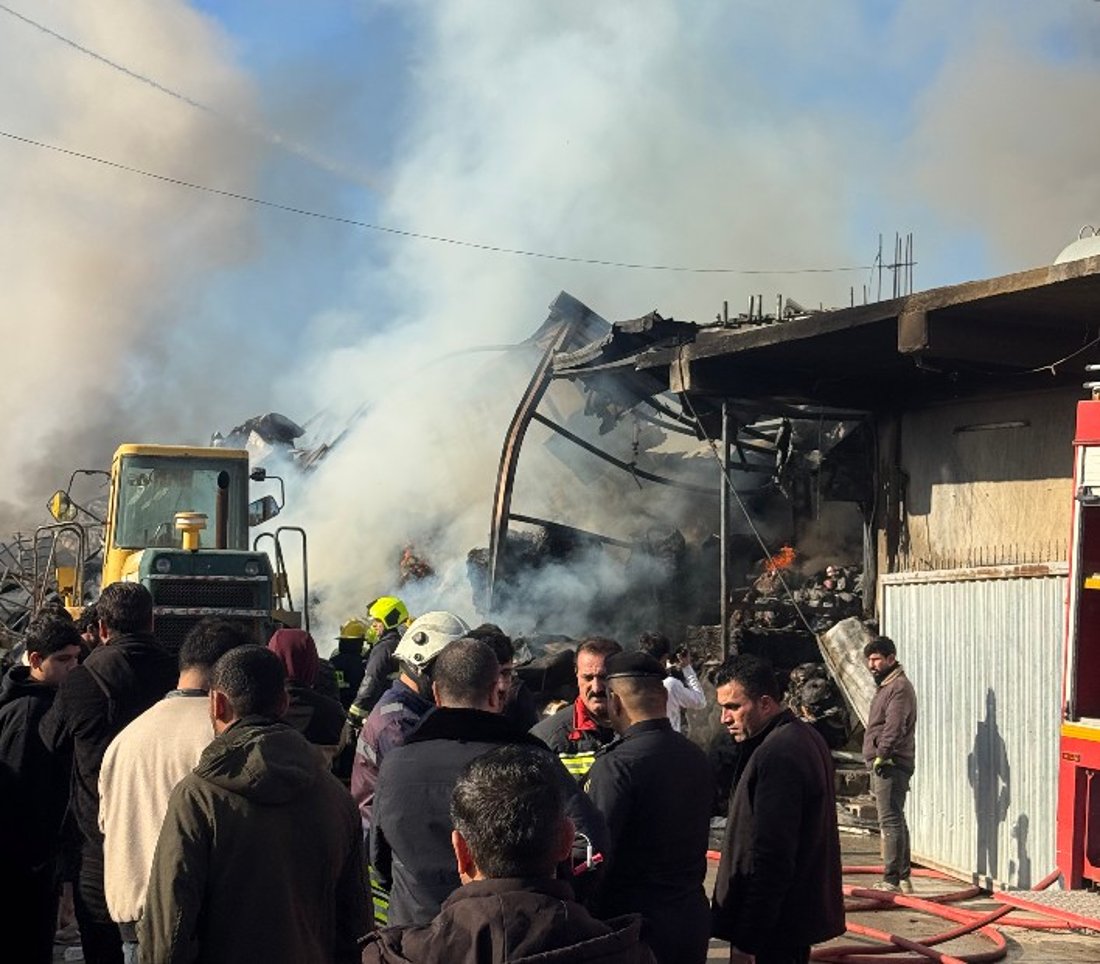 ئاگرەکەی کارگەی جپسی مارکۆ کۆنترۆڵکرا