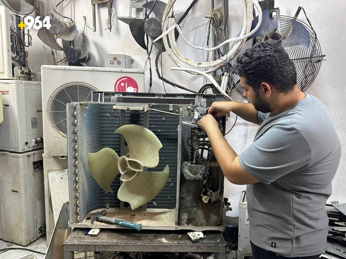 الكوت: الفولتية أقل من 200 تقضي على “الكومبريسر” في أجهزة التكييف