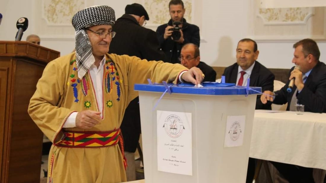 نينوى.. روند بولص رئيساً لاتحاد الأدباء والكتاب السريان (صور)