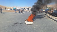 دانیشتووانی تووەسپی خۆپیشاندان دەكەن و رێگای سلێمانی ?...