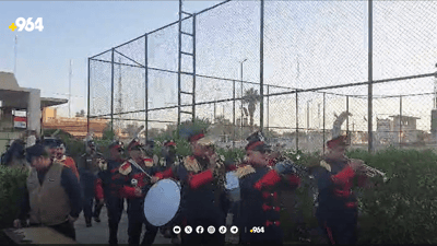 لە کەربەلا بە مۆسیقا پێشوازی لە یەکەم دەنگدەر کرا