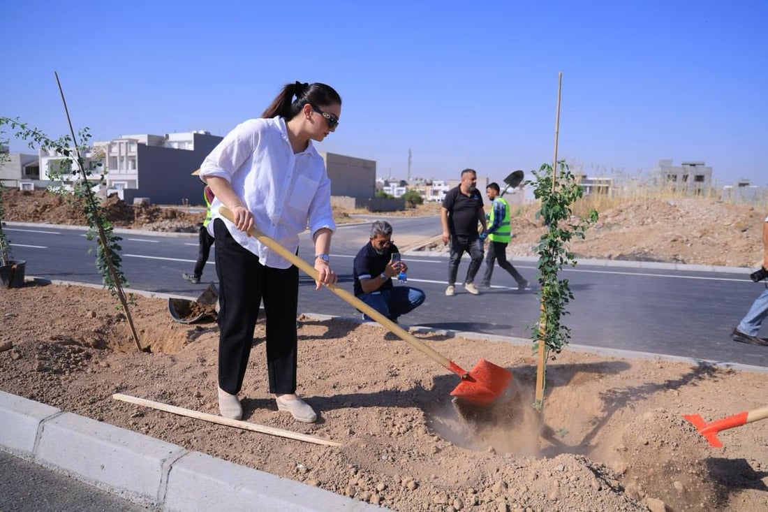 هەولێری پایتەخت سەوزتر دەکرێ