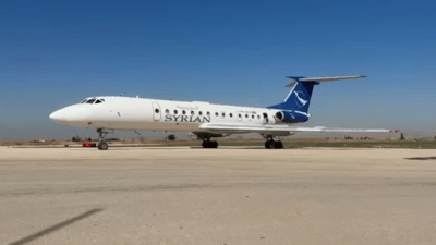 فڕۆکەیەکى مەدەنى لە فڕۆکەخانەى قامیشلۆ نیشتەوە