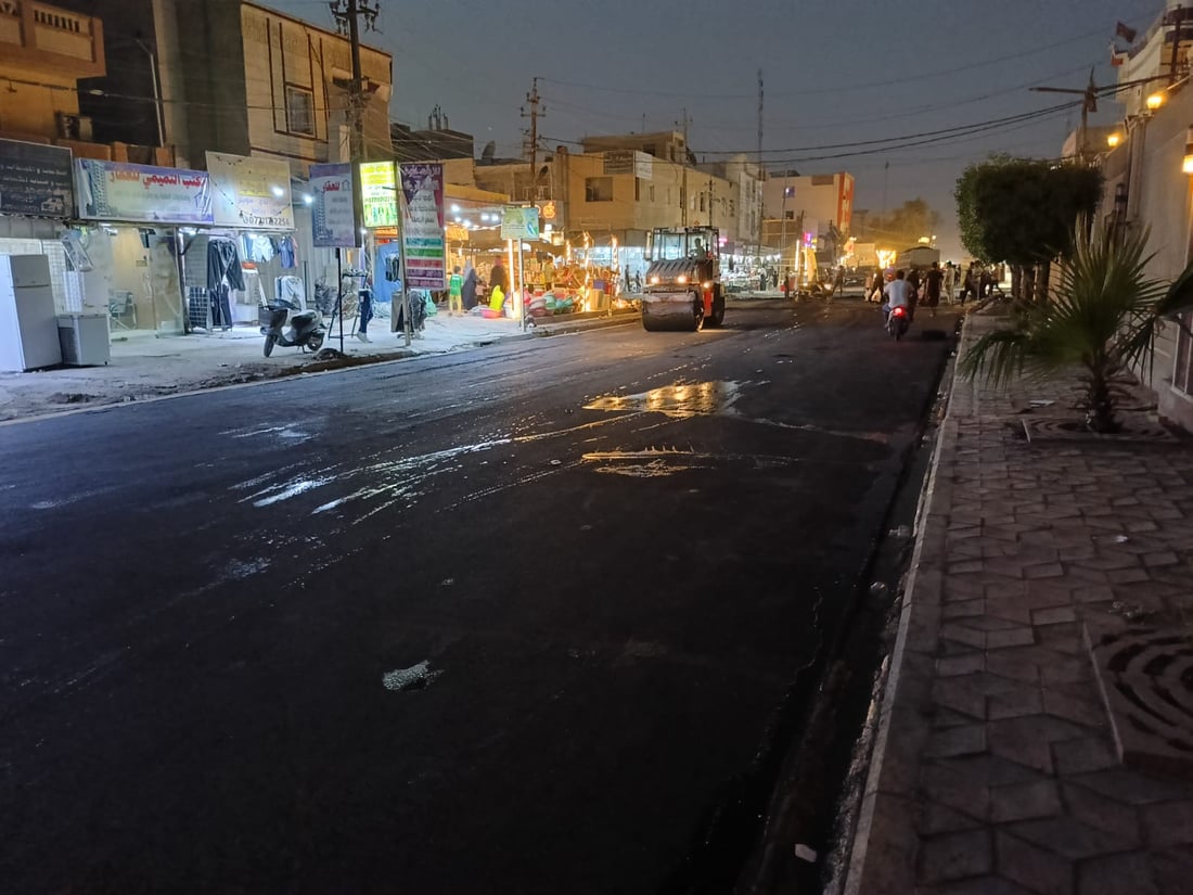 صور: تبليط جديد بين شارعي المطبك والجامع في المشتل والسكان يريدون شمول الأزقة