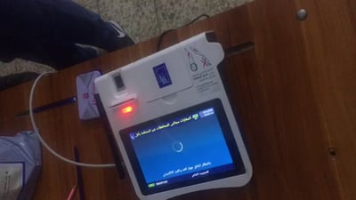 Election staff face challenges with result transmission devices