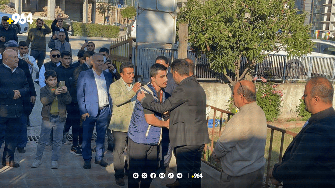 دهۆک پێشوازی لە پاڵەوانەکەی کرد.فۆتۆ: 964