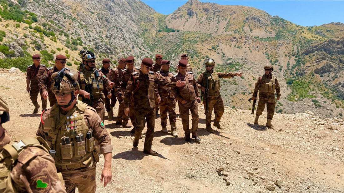 فه‌رمانده‌ى پاسه‌وانى سنوور رێكخستنه‌وه‌ بۆ بنكه‌ چاودێرییه‌كانى سنوورى هه‌ڵه‌بجه‌ ده‌كات