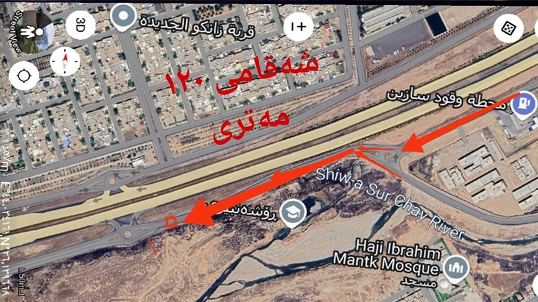 لە ئەمڕۆوە بەشێک لە شەقامی خزمەتگوزاری 120مەتری دادەخرێت 