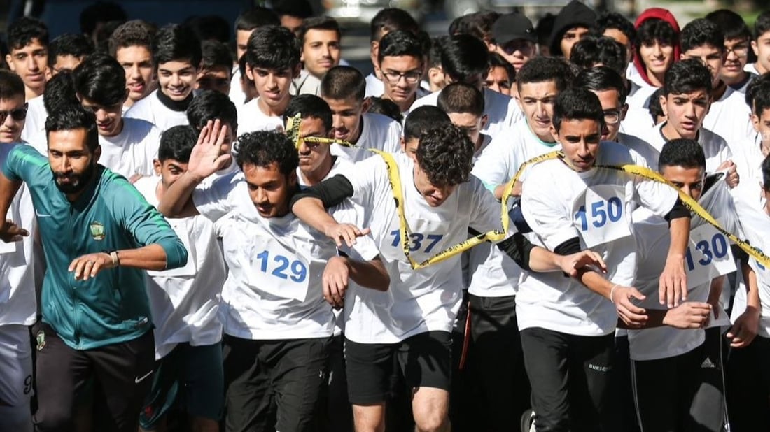 Abu Nawas street hosts Baghdad school marathon in collaboration with French embassy