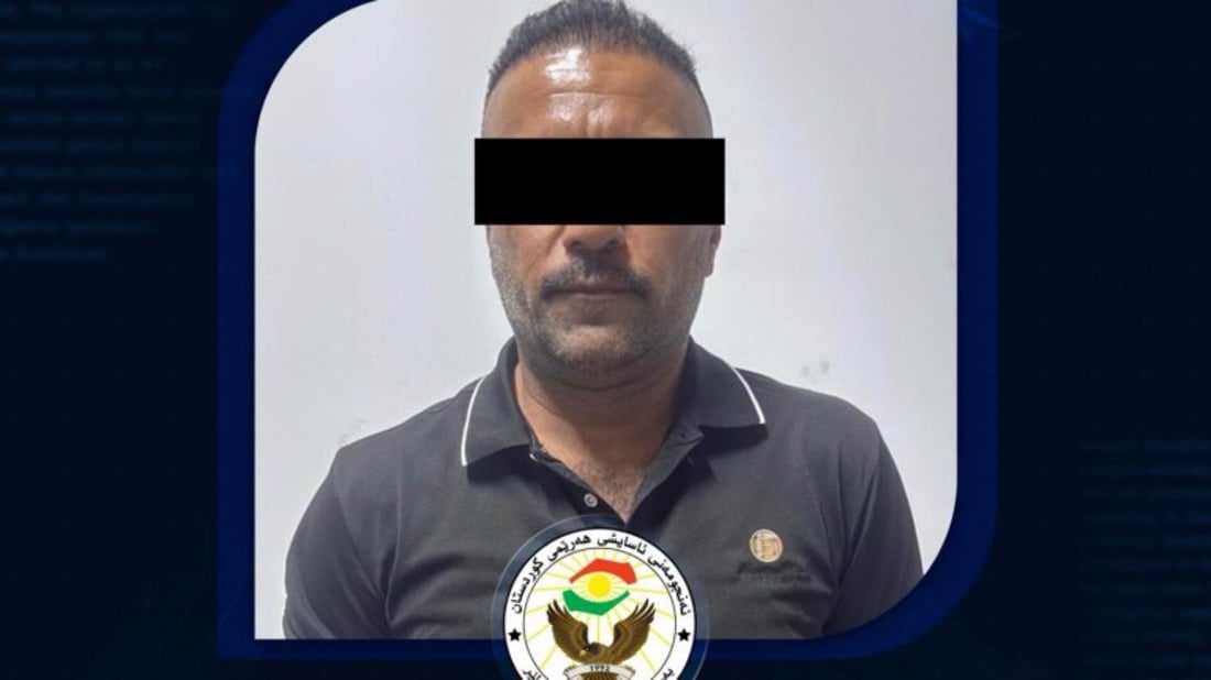 Erbil security forces arrest suspect accused of vandalizing vehicles on Eid