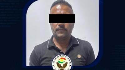 Erbil security forces arrest suspect accused of vandalizing vehicles on Eid