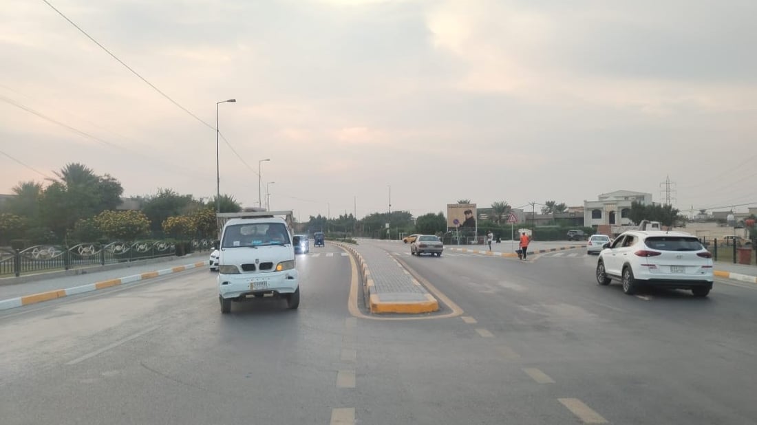 صور: 1500 شجرة ألبيزيا وداودونيا على طول شارع الضغط وسط بغداد