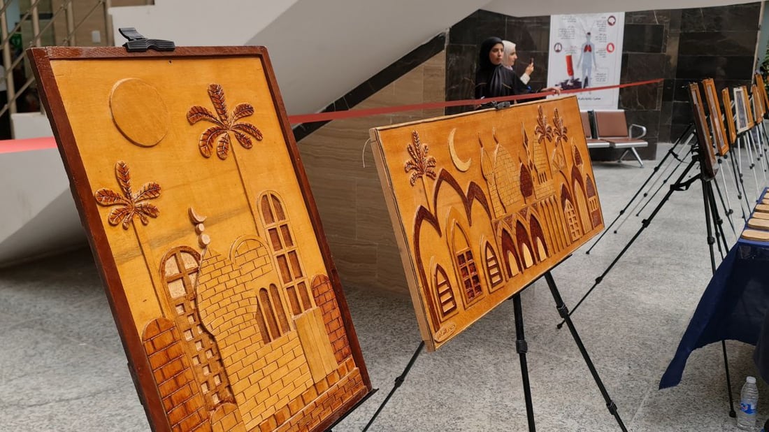 صور: طين السماوة ولغة سومر.. جامعة المثنى تستعرض مواهب طلابها في معرض فني