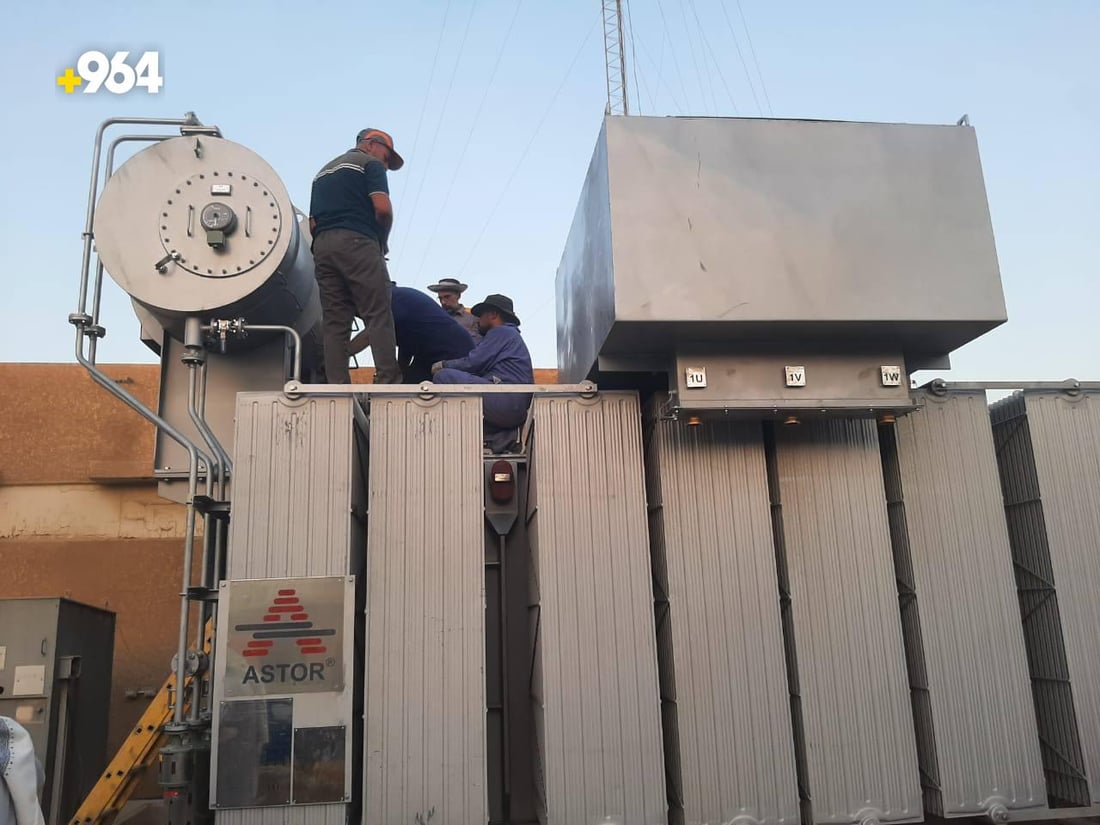 أزمة كهرباء الطارمية انتهت.. محطة “التدبير” تنصب محولة جديدة في 3 أيام (صور)
