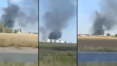 ئاگر لە پاڵاوگەیەکى رێگاى هەولێر-کەرکوک کەوتەوە