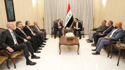 مسرور بارزاني يلتقي المندلاوي.. حوار بغداد وأربيل “مهم جداً” في الظروف الحالية