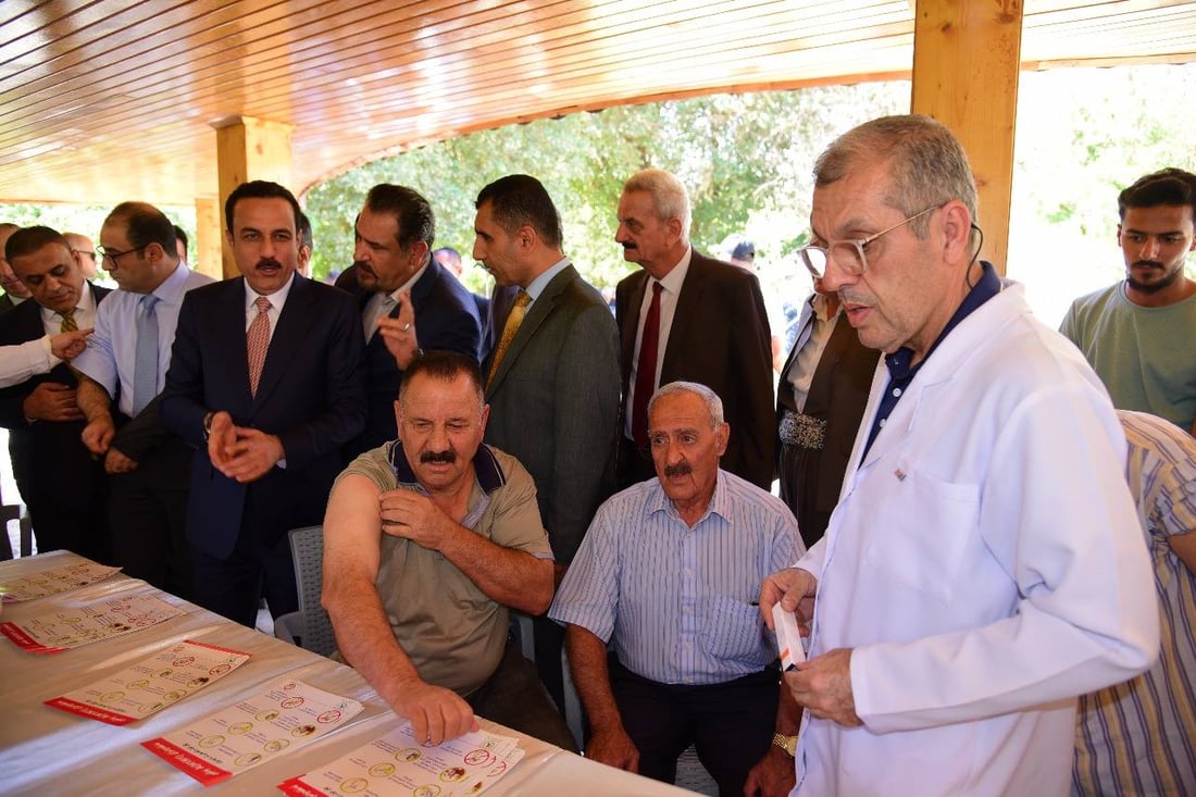 له‌ هه‌ولێر هەڵمەتی کوتان دژی ئەنفلۆنزای وەرزی دەستیپێکرد