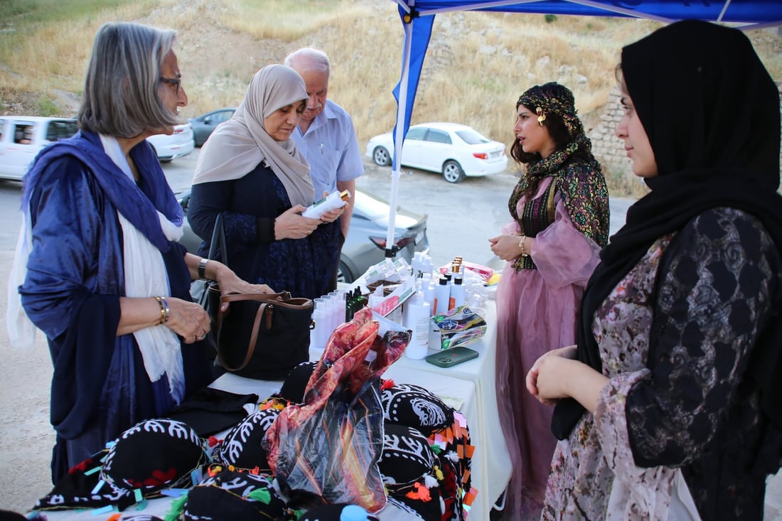 هەفتانە دوو رۆژ بازاڕێک بۆ خانمان لەسەر خەرەندی رواندز دەکرێتەوە