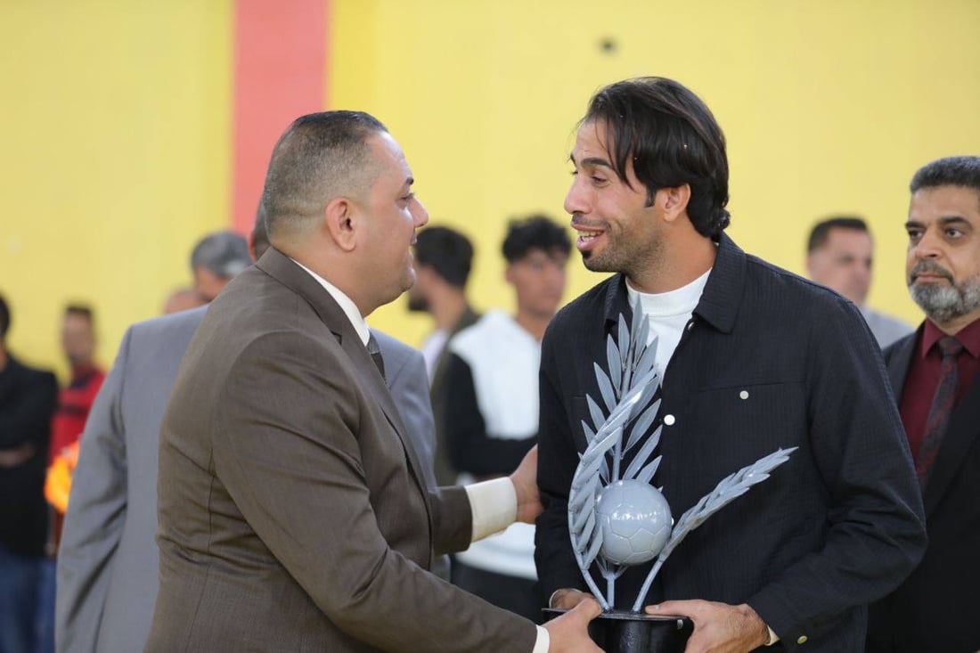 جامعة القادسية تكرّم جلال حسن ومصطفى ناظم: نَعد بنتائج أفضل (صور)