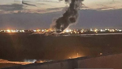 فيديو من مكان وقوع الطائرة المسيرة قرب مطار كركوك