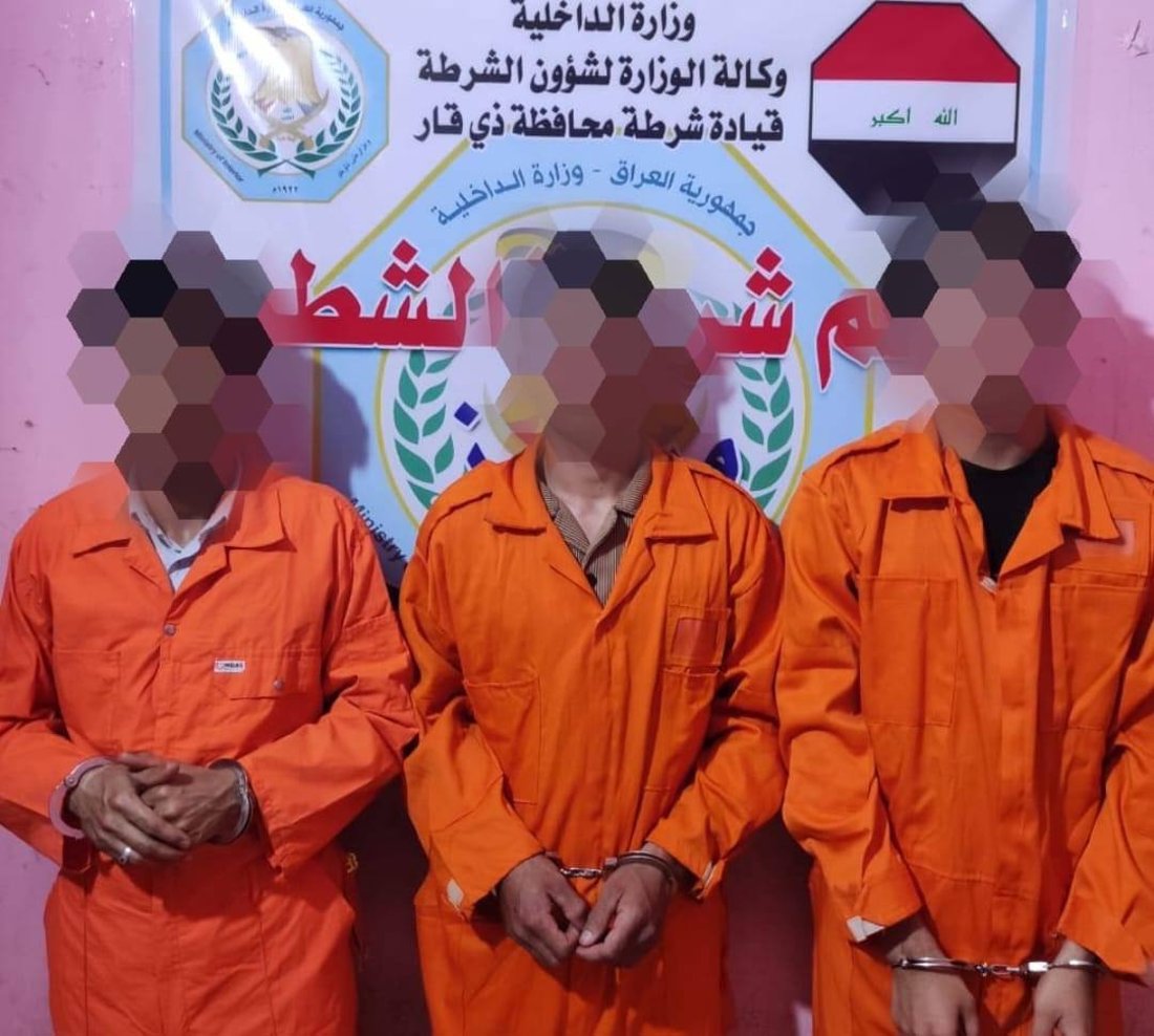 صور: شرطة ذي قار تطوق مشاجرة في الشطرة وتعتقل 14 متهماً