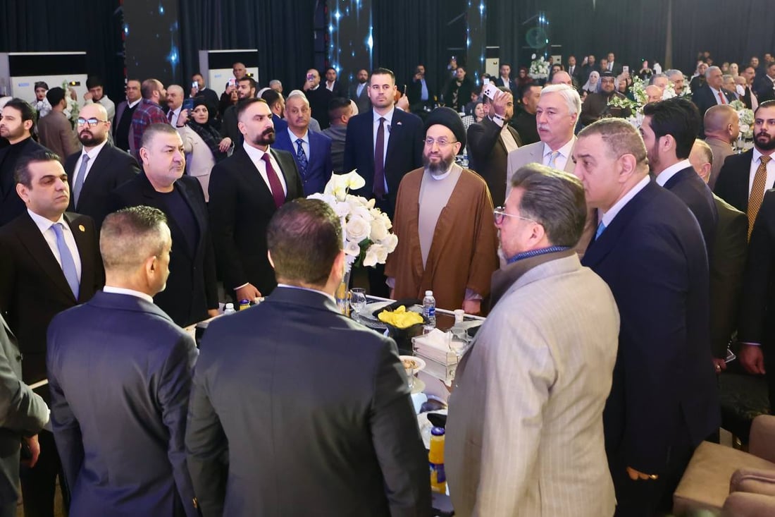 الحكيم يدعو إلى تحقيق الرفاهية الاجتماعية للقادة والضباط والمنتسبين (صور)