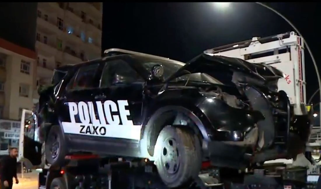 چوار پۆلیسی فریاكه‌وتن له‌ زاخۆ بریندار بوون 