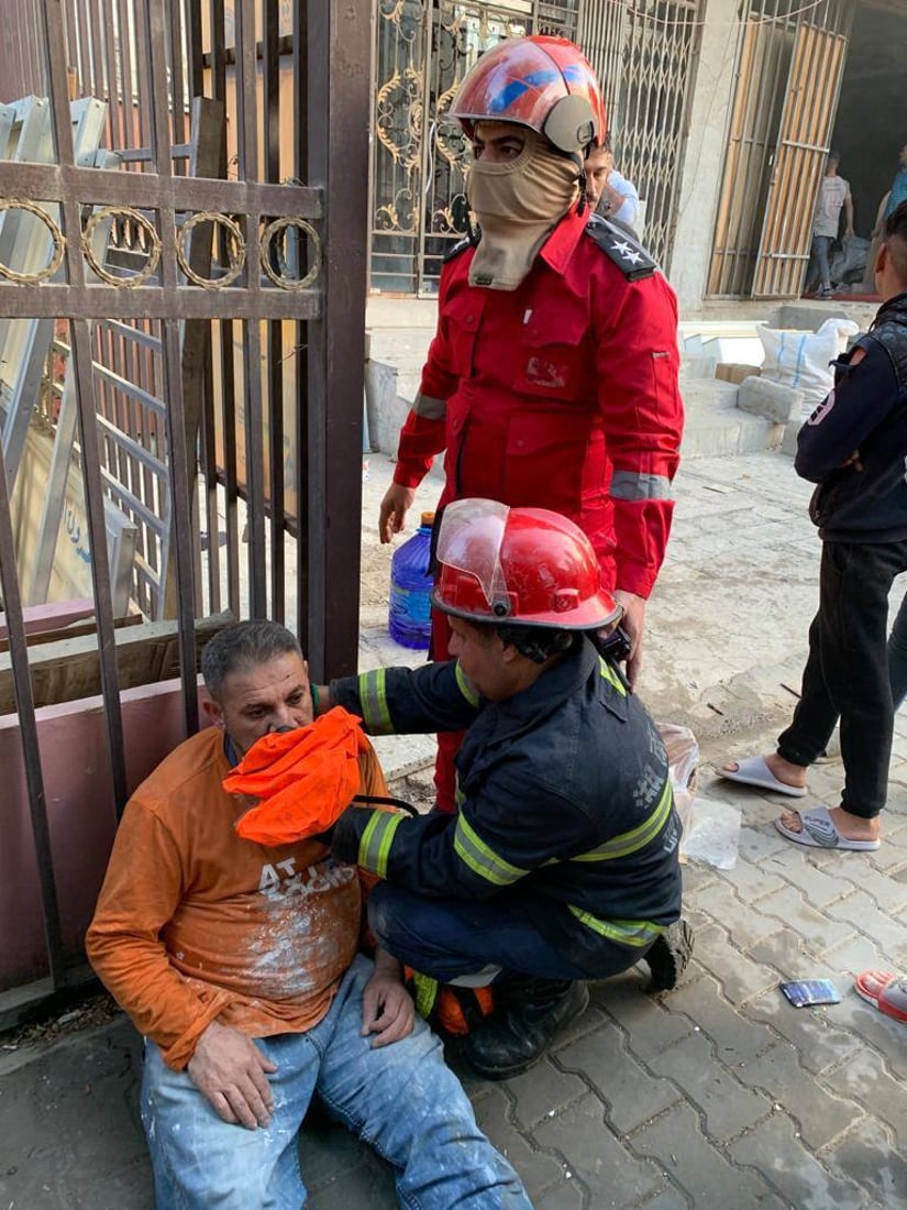 الدفاع المدني: اقتحام ناجح لحريق العلاوي وإنقاذ خمسة مصابين (صور)