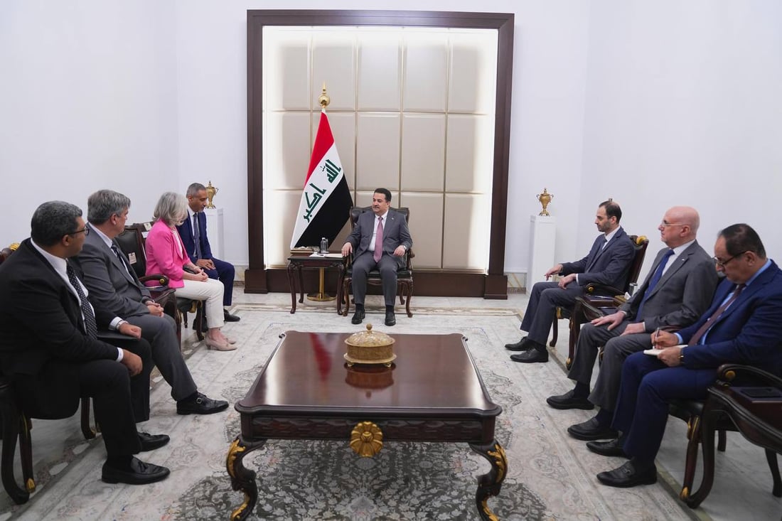 Al-Sudani meets Finnish envoy, Nokia executives to discuss tech collaboration