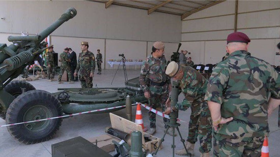 صور: مدافع أمريكية جديدة للبيشمركة.. والسفيرة: ملتزمون بتطوير القدرات العراقية