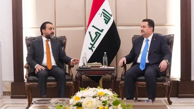 Sudani, Halbousi discuss government formation and political dialogue
