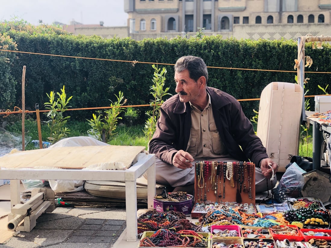 مسبحة بيعت بـ10 آلاف دولار في سوق أربيل رغم “اليمني والقزوان”