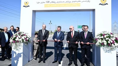 شەقامی 120 مەتری بە رێگای هەولێر – دهۆك بەسترایەوە