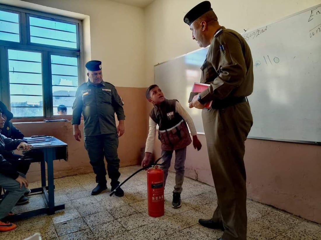 پیاوانی ئاگرکوژێنەوە داگیرساندنی هیتەر و سۆپا فێری قوتابییان دەکەن
