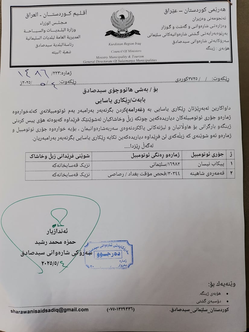 سەیدسادق دەستی بە غەرامەکرد؛ خۆڵ فڕێ دەدرێ و دار شکێندراوە