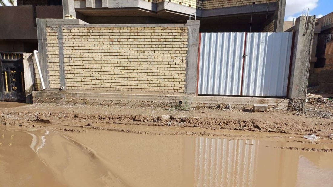 الطارمية غرقت.. الأهالي غاضبون: مشروع المجاري متلكئ ولن ننتخبكم (صور)