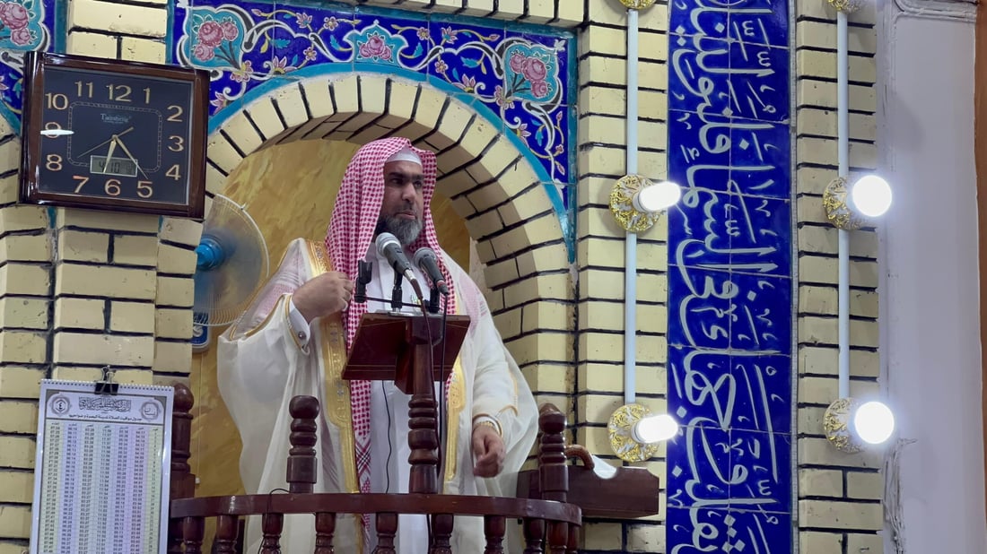 صور من الزبير: صلاة العيد في جامع الرشيدية عقبها فطور جماعي