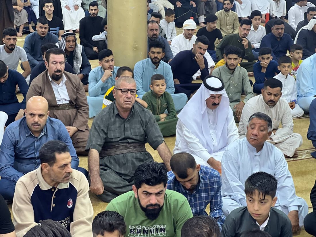 خطيب داقوق يدعو لتشكيل الحكومة المحلية في كركوك.. صور من الجامع الكبير بـ “خورز”