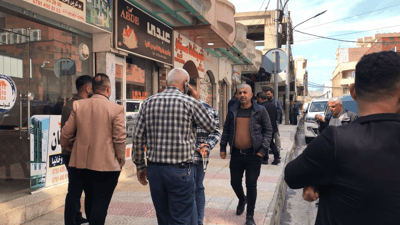 به‌شێك له‌ دوكاندارانى زاخۆ گردبوونه‌وه‌